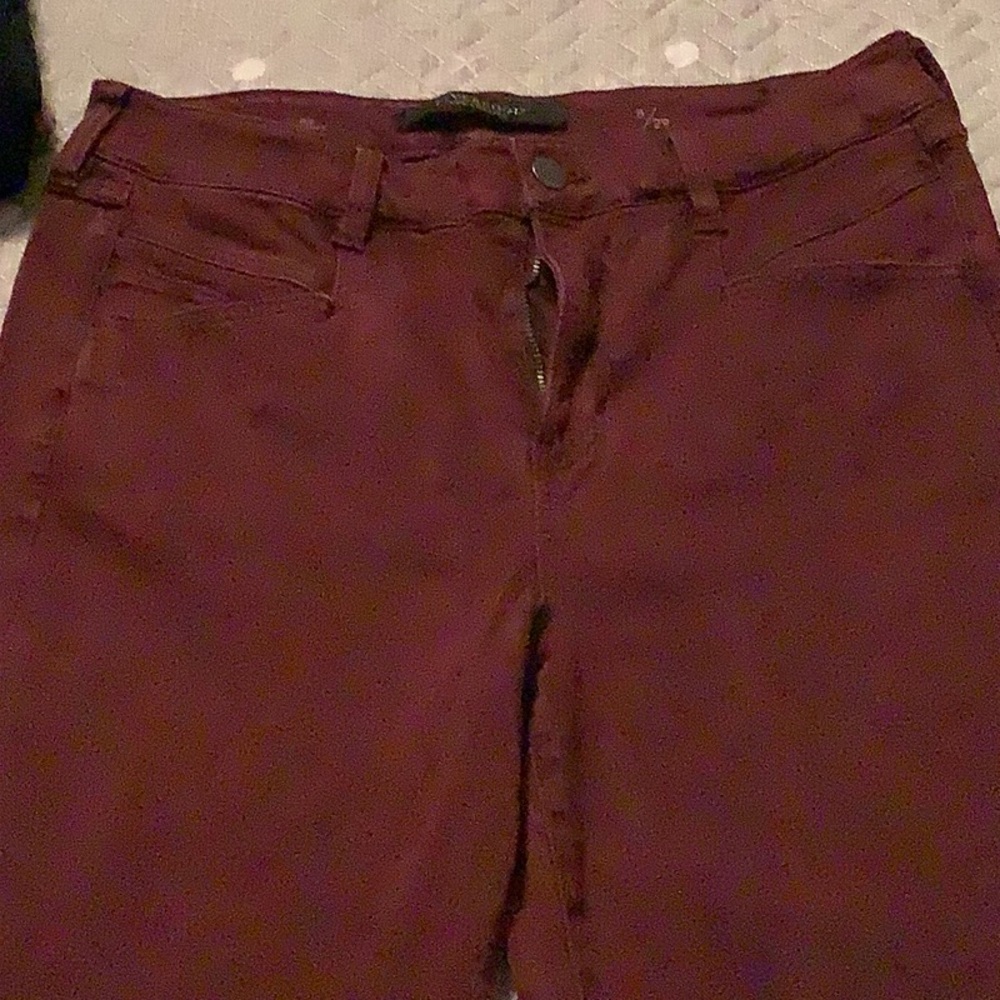 Liverpool Maroon Skinny Jeans